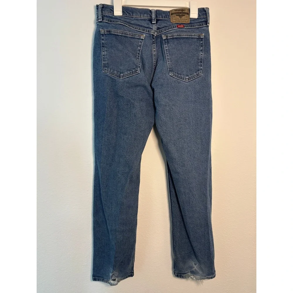 Wrangler Premium Quality Comfort Straight Leg Jeans‎ Blue 32x32 1097FXVMD